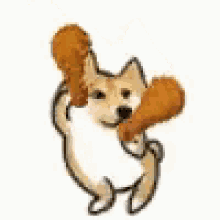 Dancing Corgi Chicken Joy - Spread Happiness