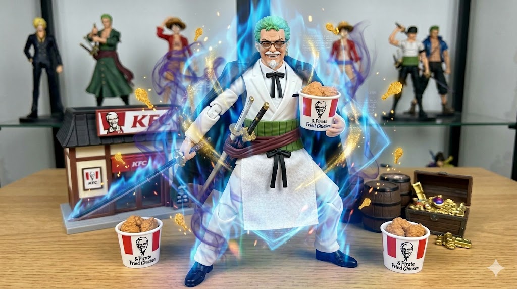 KFC Zorro action figure.