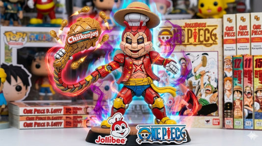 Mechanism Jolly Luffy Action Figure WIth kaioken aura